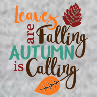 Leaves Are Falling Autumn Is Calling Full Zip Hoodie