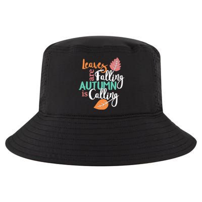 Leaves Are Falling Autumn Is Calling Cool Comfort Performance Bucket Hat