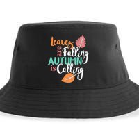 Leaves Are Falling Autumn Is Calling Sustainable Bucket Hat