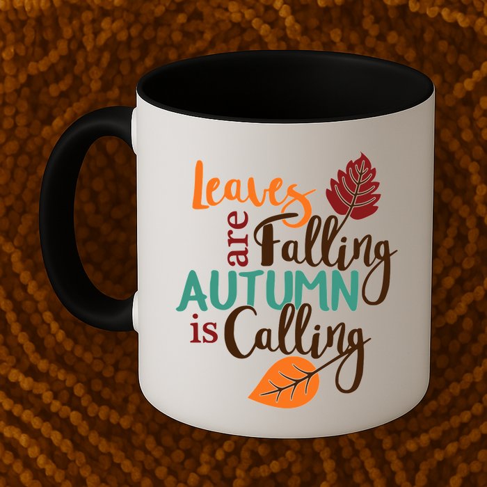 Leaves Are Falling Autumn Is Calling Mug