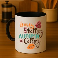 Leaves Are Falling Autumn Is Calling Mug