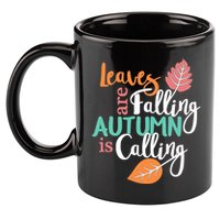 Leaves Are Falling Autumn Is Calling 11oz C Handle Ceramic Mug
