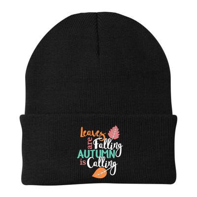 Leaves Are Falling Autumn Is Calling Beanie