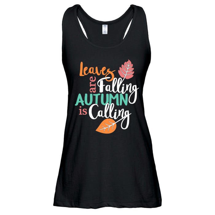 Leaves Are Falling Autumn Is Calling Ladies Essential Flowy Tank