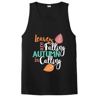 Leaves Are Falling Autumn Is Calling PosiCharge Competitor Tank