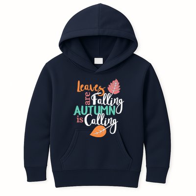 Leaves Are Falling Autumn Is Calling Kids Hoodie