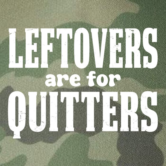 Leftovers Are For Quitters Funny Holiday Legacy Tie Dye Trucker Hat