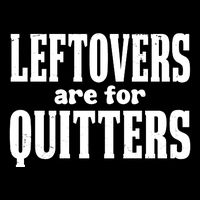 Leftovers Are For Quitters Funny Holiday 16 in Basic Backpack