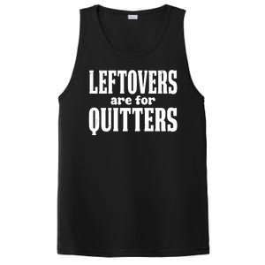 Leftovers Are For Quitters Funny Holiday PosiCharge Competitor Tank