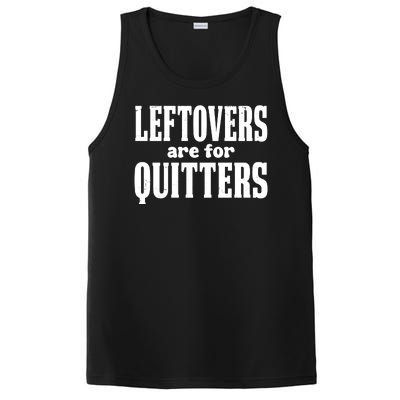 Leftovers Are For Quitters Funny Holiday PosiCharge Competitor Tank