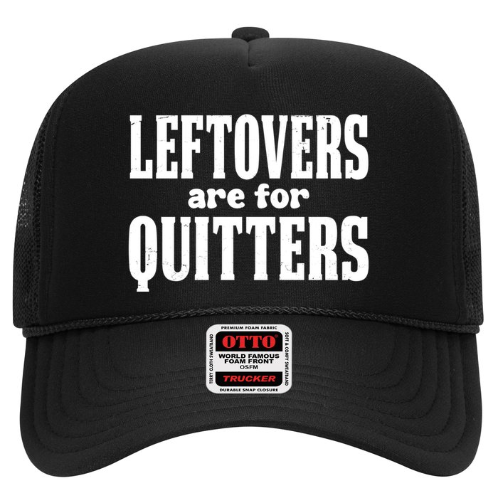 Leftovers Are For Quitters Funny Holiday Trucker Hat