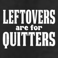 Leftovers Are For Quitters Funny Holiday Trucker Hat