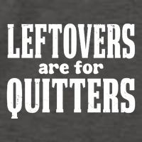 Leftovers Are For Quitters Funny Holiday Vector Backpack