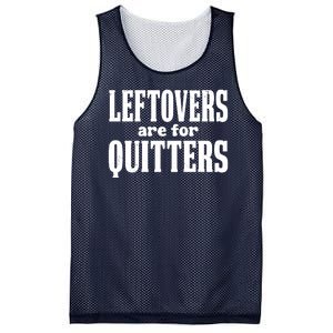 Leftovers Are For Quitters Funny Holiday Mesh Reversible Basketball Jersey Tank