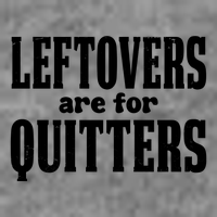 Leftovers Are For Quitters Funny Holiday Hoodie