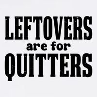 Leftovers Are For Quitters Funny Holiday Garment-Dyed Sweatshirt