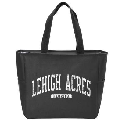 Lehigh Acres Florida Fl Js03 College University Zip Tote Bag