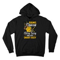 Los Angeles Football Queen Classy Sassy And A Bit Smart Assy Hoodie