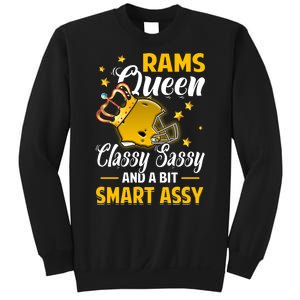 Los Angeles Football Queen Classy Sassy And A Bit Smart Assy Sweatshirt