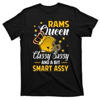 Los Angeles Football Queen Classy Sassy And A Bit Smart Assy T-Shirt