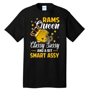 Los Angeles Football Queen Classy Sassy And A Bit Smart Assy Tall T-Shirt