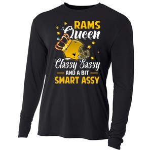 Los Angeles Football Queen Classy Sassy And A Bit Smart Assy Cooling Performance Long Sleeve Crew