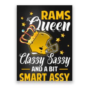 Los Angeles Football Queen Classy Sassy And A Bit Smart Assy Poster