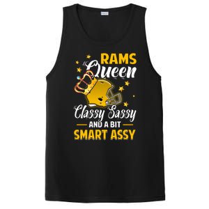 Los Angeles Football Queen Classy Sassy And A Bit Smart Assy PosiCharge Competitor Tank