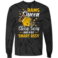 Los Angeles Football Queen Classy Sassy And A Bit Smart Assy Tie-Dye Long Sleeve Shirt