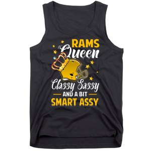 Los Angeles Football Queen Classy Sassy And A Bit Smart Assy Tank Top