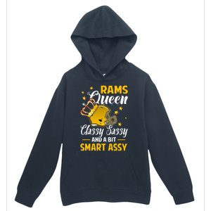 Los Angeles Football Queen Classy Sassy And A Bit Smart Assy Urban Pullover Hoodie