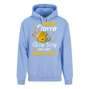 Los Angeles Football Queen Classy Sassy And A Bit Smart Assy Unisex Surf Hoodie