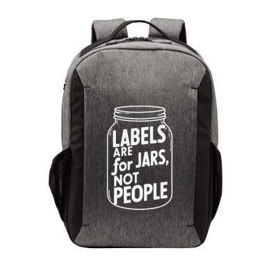 Labels Are For Jars Not People Vector Backpack