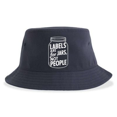 Labels Are For Jars Not People Sustainable Bucket Hat