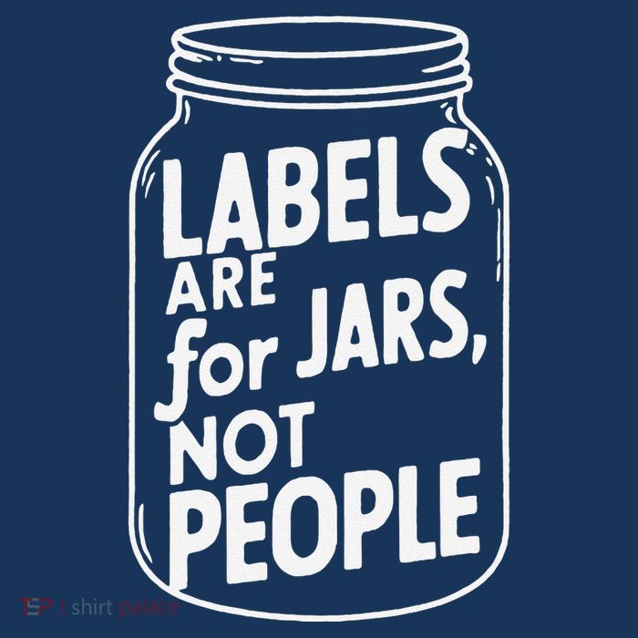 Labels Are For Jars Not People 7-Panel Snapback Hat