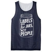 Labels Are For Jars Not People Mesh Reversible Basketball Jersey Tank