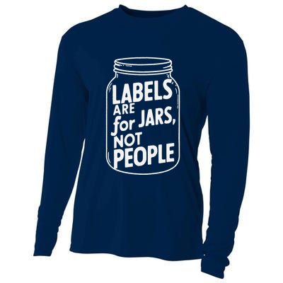 Labels Are For Jars Not People Cooling Performance Long Sleeve Crew