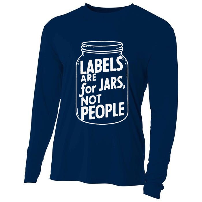 Labels Are For Jars Not People Cooling Performance Long Sleeve Crew