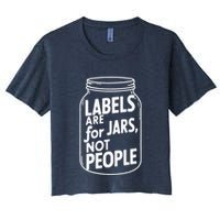 Labels Are For Jars Not People Crop Top