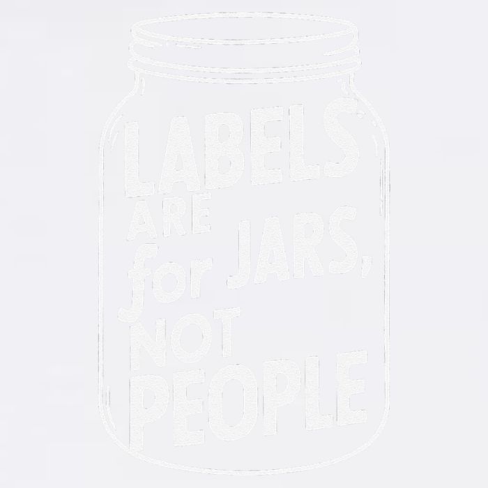 Labels Are For Jars Not People Garment-Dyed Sweatshirt
