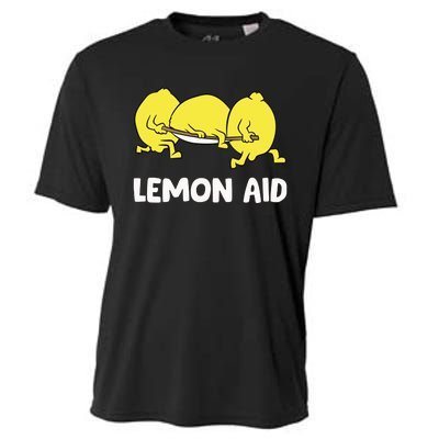 Lemon Aid Funny Lemonade Funny Lemons Cooling Performance Crew T-Shirt