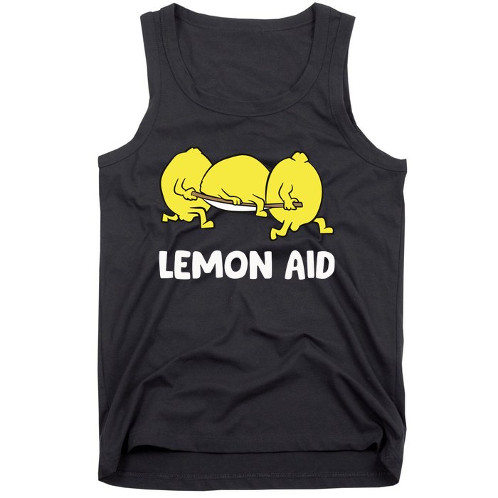 Lemon Aid Funny Lemonade Funny Lemons Tank Top