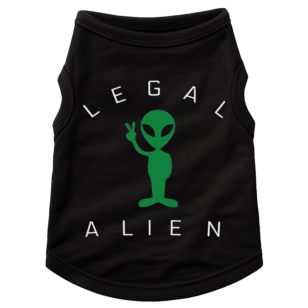 Legal Alien Funny Pro Immigration Anti Racism Doggie Tank