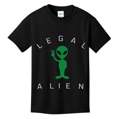 Legal Alien Funny Pro Immigration Anti Racism Kids T-Shirt