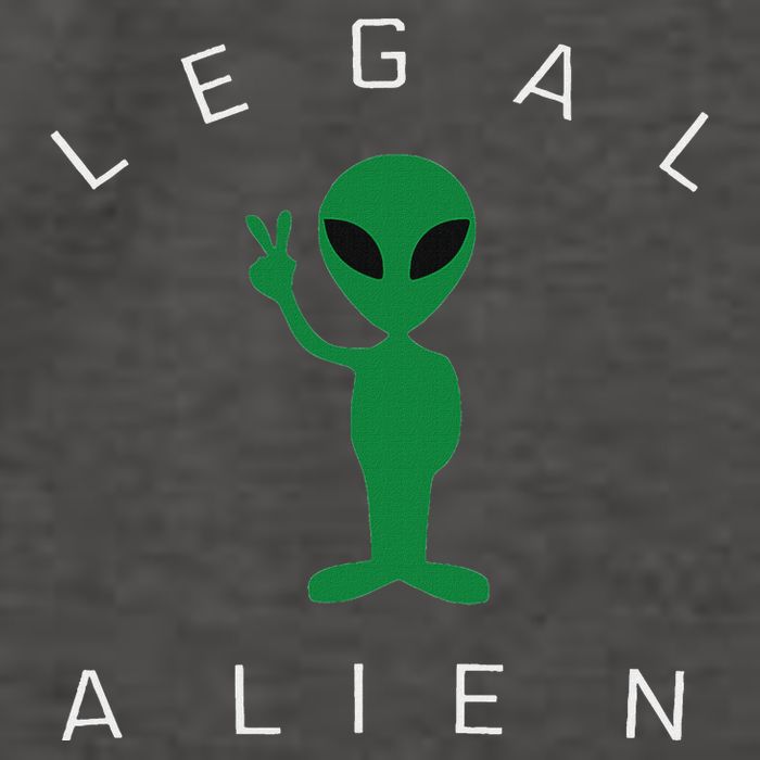 Legal Alien Funny Pro Immigration Anti Racism Vector Backpack