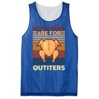 Leftovers Are For Quitters Fun Thanksgiving Day Turkey Tee Funny Gift Mesh Reversible Basketball Jersey Tank