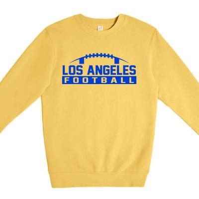 Los Angeles Football Logo Premium Crewneck Sweatshirt