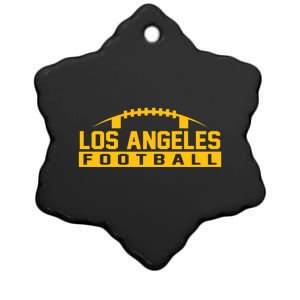 Los Angeles Football Logo Ceramic Star Ornament