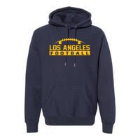 Los Angeles Football Logo Premium Hoodie