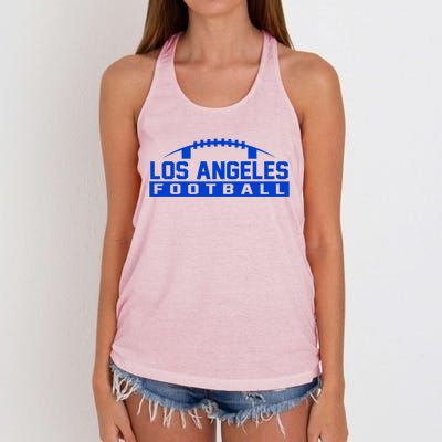 Los Angeles Football Logo Women's Knotted Racerback Tank